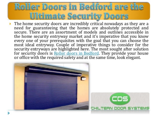 Roller Doors In Bedford Are The Ultimate Security Doors