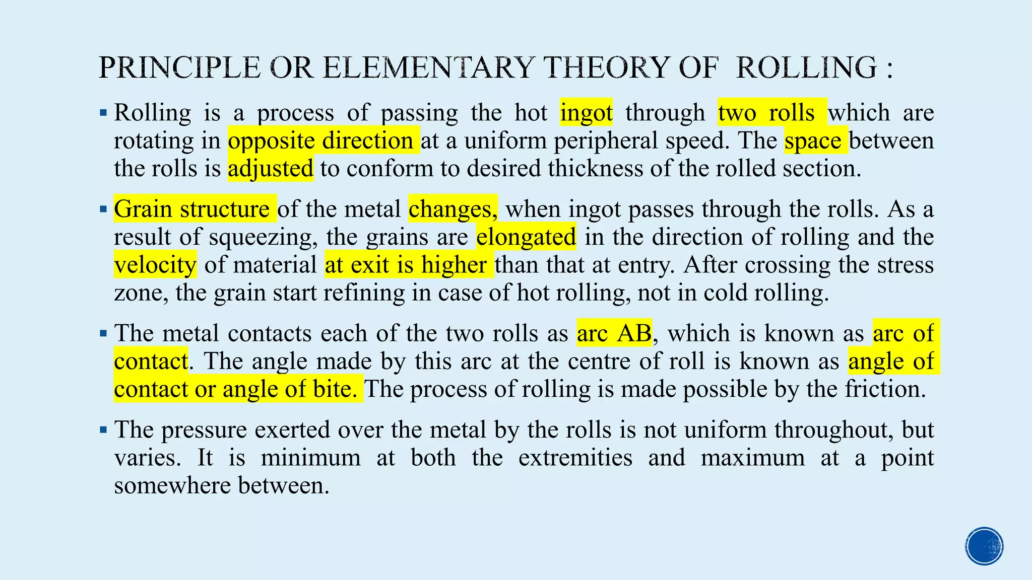 Rolling | PPT