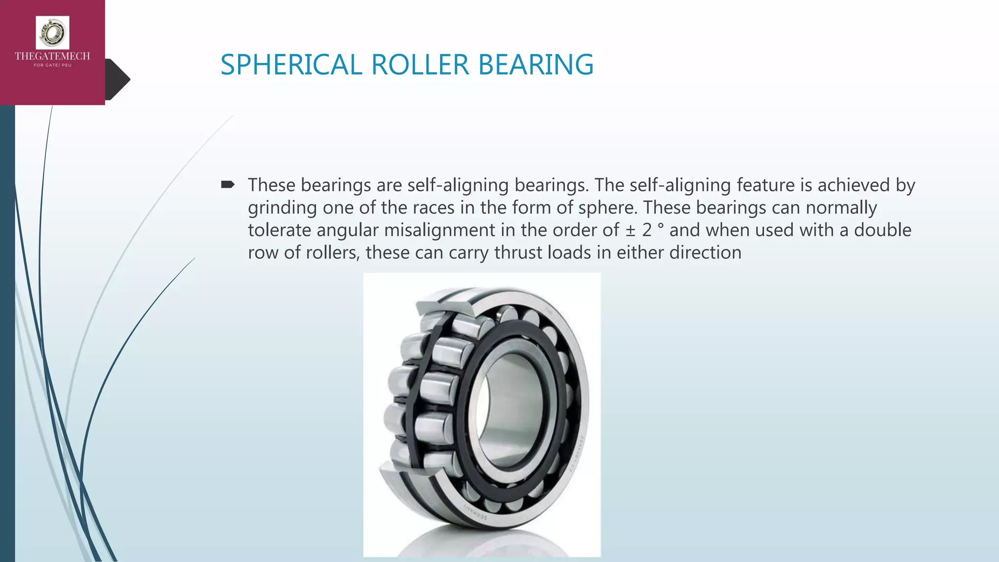 Rolling contact bearing PPT