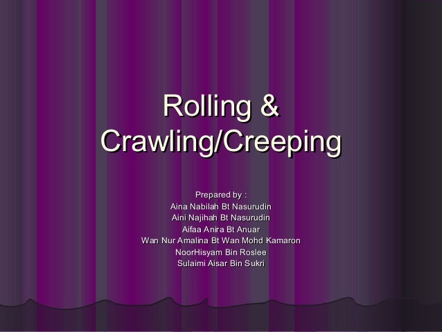 Mat Activities Rolling Crawling 2