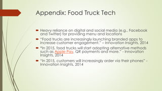 Appendix 4: Fast and Convenient
92% of consumers agree that they eat at
fast food restaurants because “They’re
quick” vs....