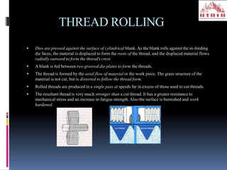 Rolling process presentation | PPTX