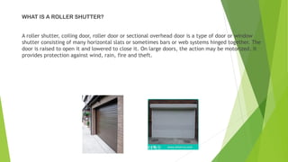 Rolling shutters pdf | PPT