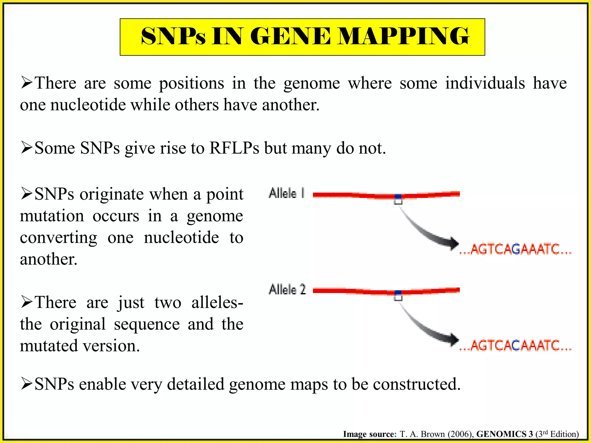 Gene Mapping Methods:Linkage Maps & Mapping with Molecular Markers | PDF