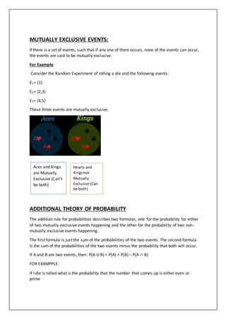 introduction to Probability theory | DOCX