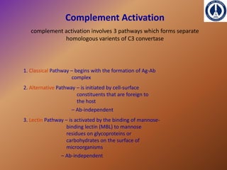 COMPLEMENT SYSTEM[immunology] | PPTX