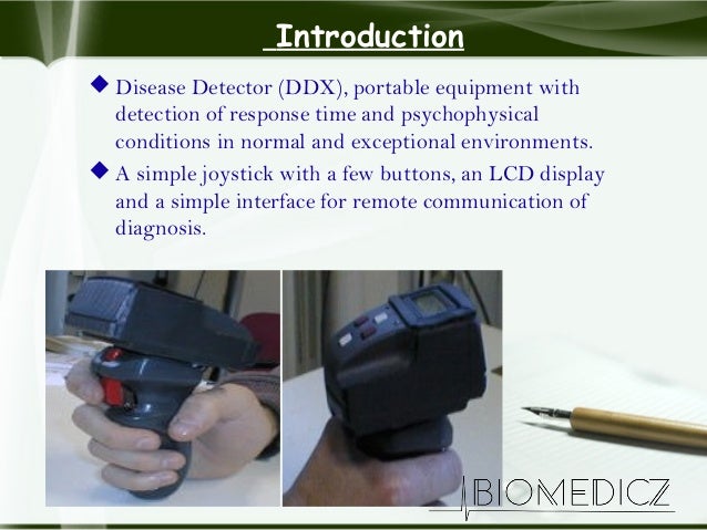disease detection using biorobotics ppt