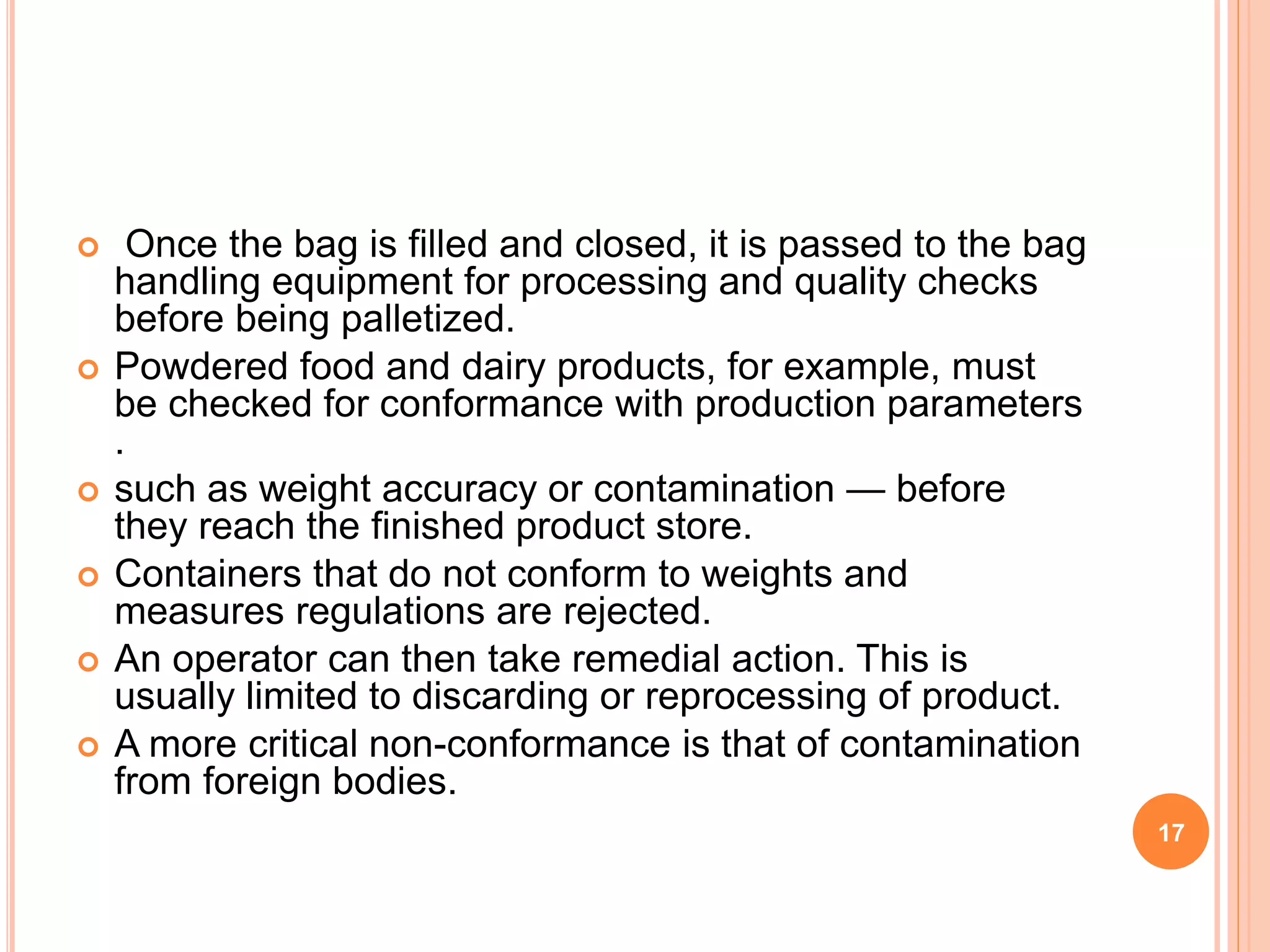 Quality control of packaging Material and filling Equipment | PPTX