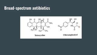 Broad-spectrum antibiotics
 