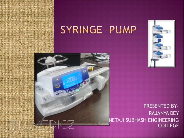 syringe pump