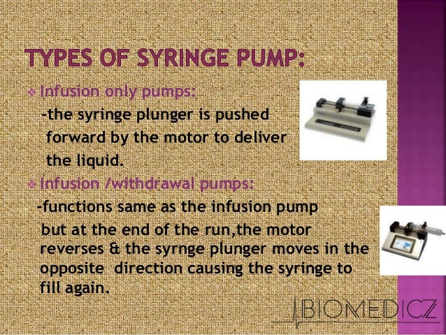 syringe pump