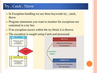 Exception Handling in C++ | PPTX