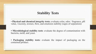 Color Stability Test Procedure Science of Safety & Efficacy Developing Stable & Effective Cosmetics.pptx