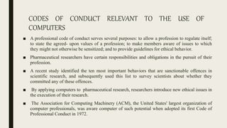 Computer Assisted Coding Ethics Ethical Considerations Computing with Integrity in Pharma Research.pptx