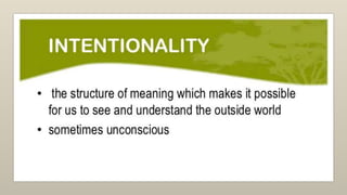Intentionality Rollo May Rollo may existentialist theory | PPTX