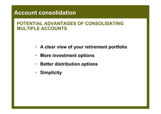 401(k) / IRA Rollover Options | PDF