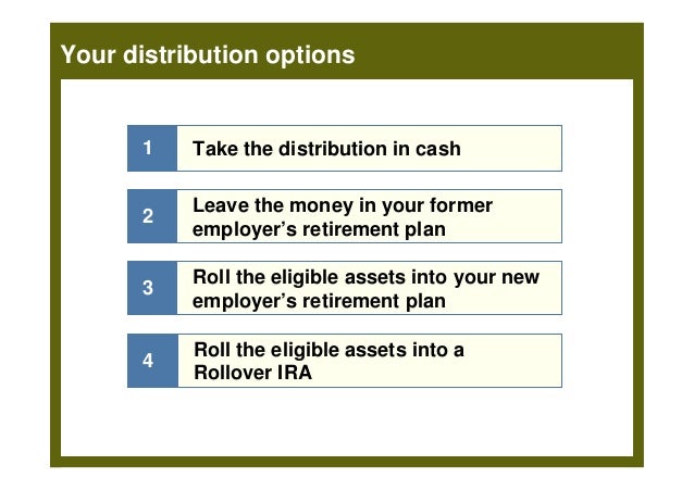 What is the best option for a 401k rollover