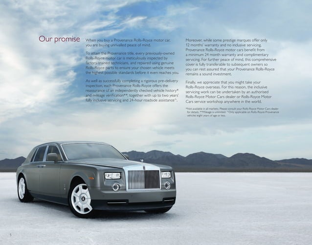 Rolls Royce Performance Packet | PPT