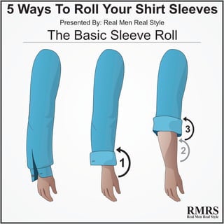 How To Roll Up Dress Shirt Sleeves | PDF