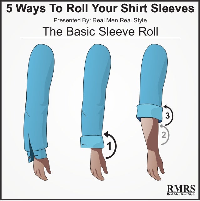 How To Roll Up Dress Shirt Sleeves