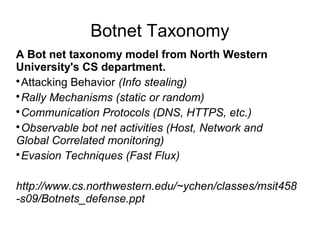 Roll your own Botnet CnCs | PPT