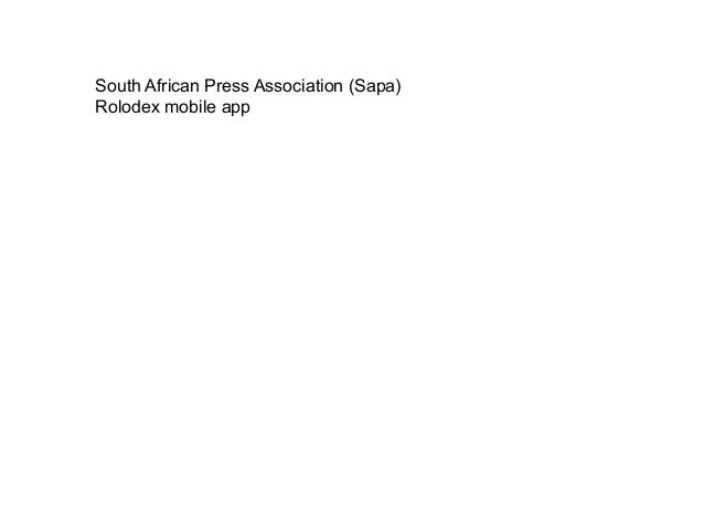 Rolodex App