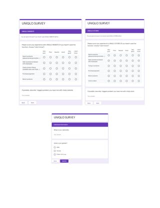 UNIQLO - Individual Report