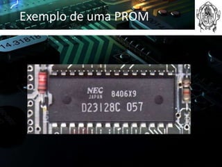 Exemplo de uma PROM
 