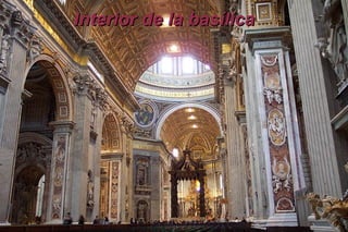 Interior de la basílica 