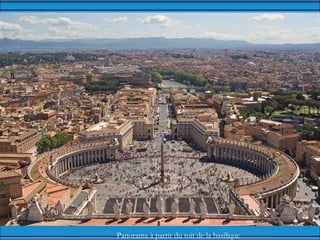 Panorama à partir du toit de la basilique 