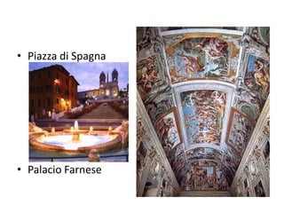 Piazza di SpagnaPalacio Farnese