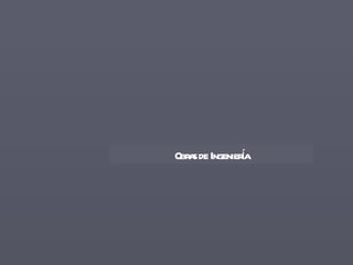 Obras de Ingeniería 