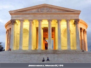 Jefferson memorial, Washington DC, 1943 