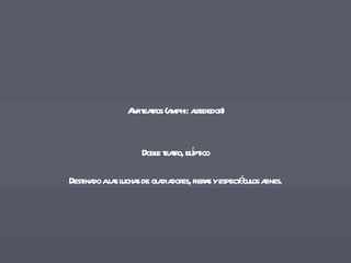 Anfiteatros (amphi: alrededor) Doble teatro, elíptico Destinado a las luchas de gladiadores, fieras y espectáculos afines. 