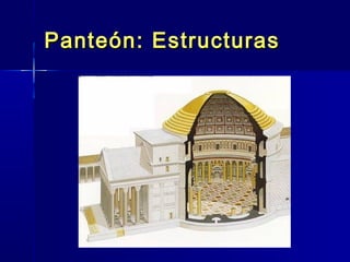 Panteón: Estructuras
 