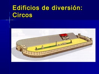 Edificios de diversión:
Circos
 