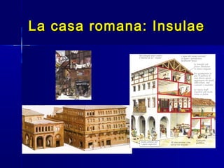 La casa romana: Insulae
 
