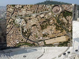 El Coliseo y Roma en la actualidad
 