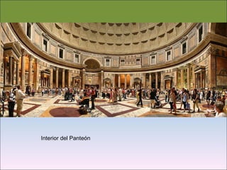 Interior del Panteón
 