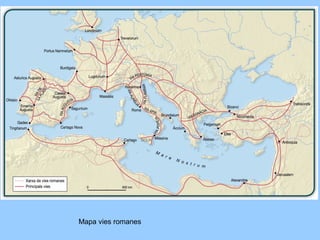 Mapa vies romanes
 