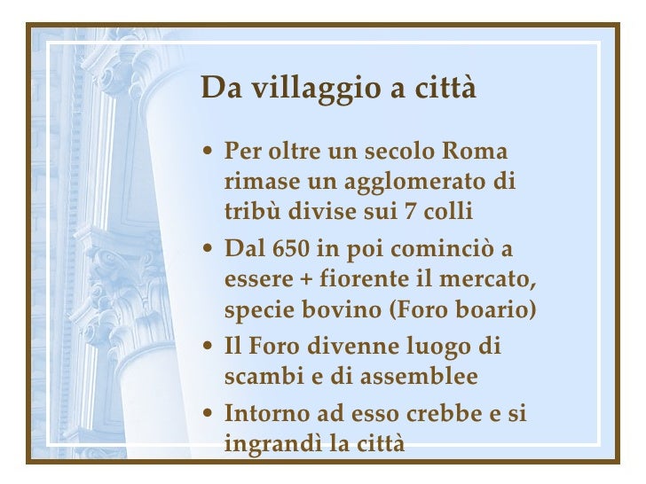 La nascita di Roma