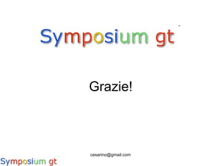 Grazie! 