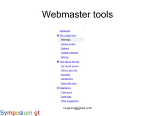 Webmaster tools 