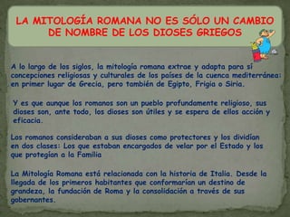 LOS DIOSES ROMANOS