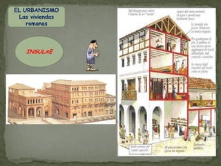 EL URBANISMO
  Las viviendas
    romanas




    INSULAE
 