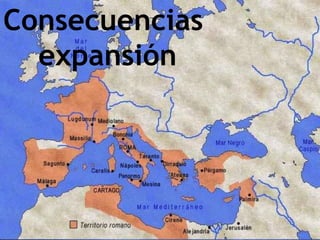 Consecuencias
  expansión
 