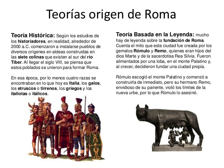 Origen De Roma Segun La Leyenda