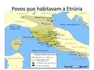 Povos que habitavam a Etrúria
 