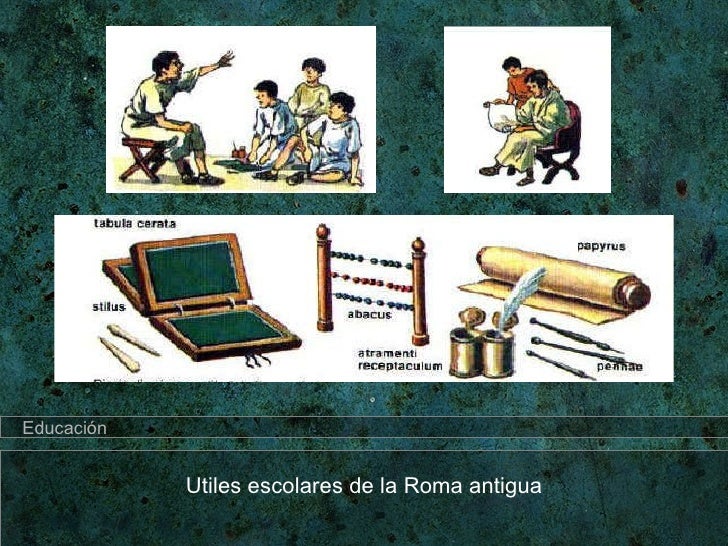Resultado de imagen para educacion romana antigua