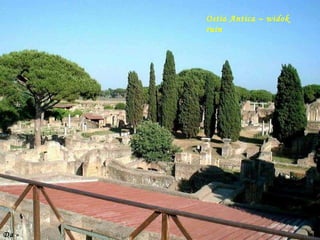 Da - Ma Ostia Antica – widok ruin 